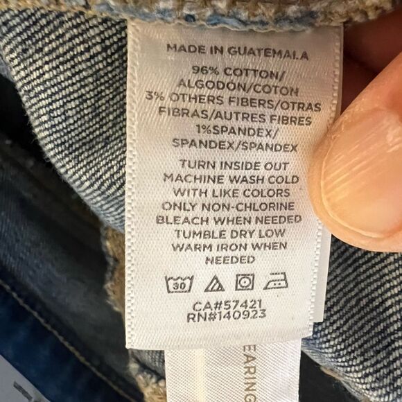 Loft Super Soft Girlfriend Mid Rise Regular Fit Womans Jeans Sz 27/4 Indigo Wash - Picture 12 of 12